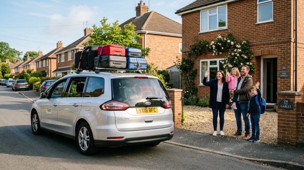 Taxi Freiburg Yeovil to Stansted Airport taxi
